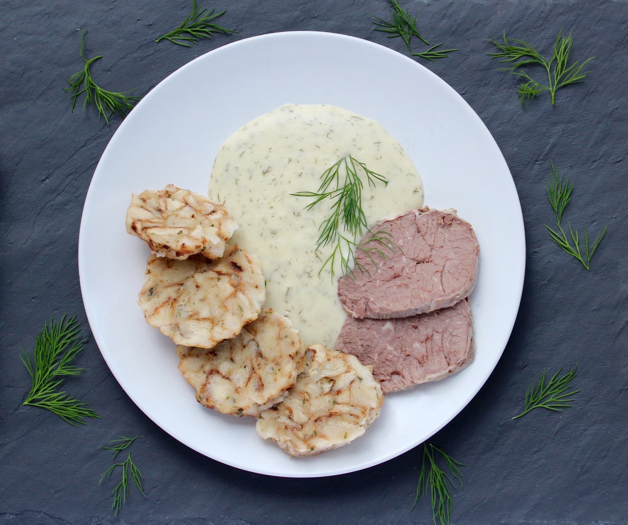 Traditional Czech Dill Creamy Sauce: Koprová omáčka