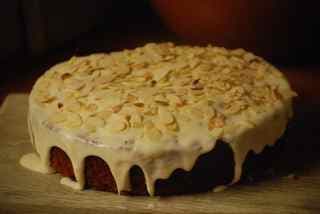 Lemon and coconut polenta cake