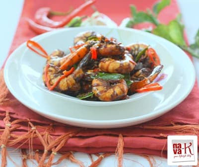 Lemongrass And Chilli Prawns