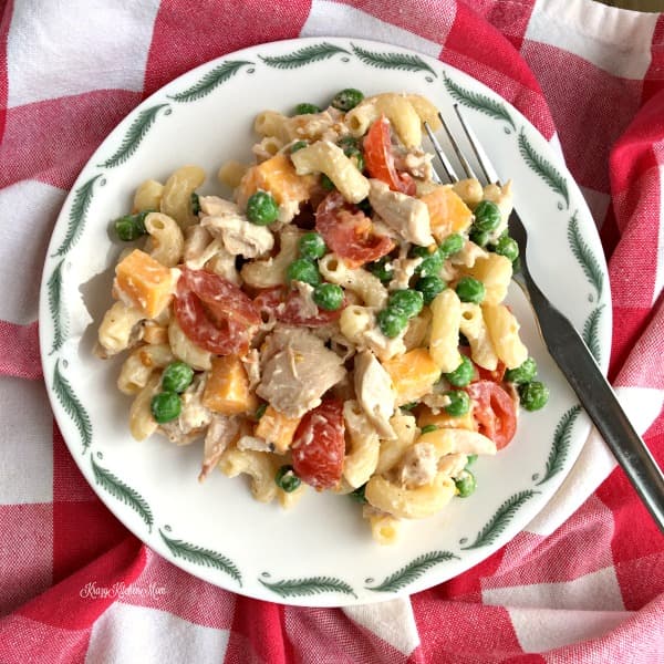 Loaded Macaroni Chicken Salad