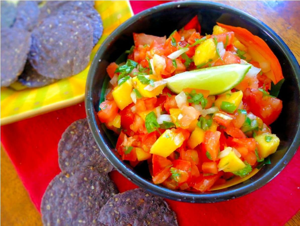 Spicy Mango Tomato Salsa