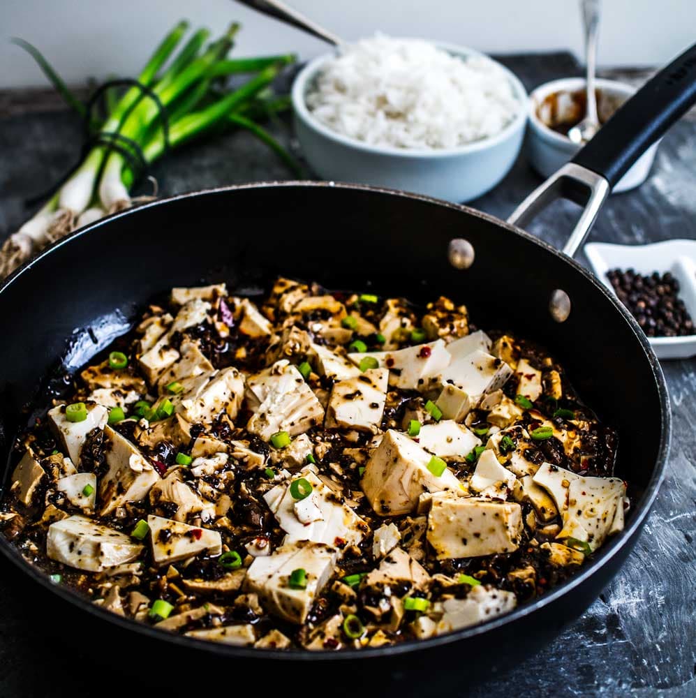 Mapo Tofu - no obscure ingredients! [Vegan]