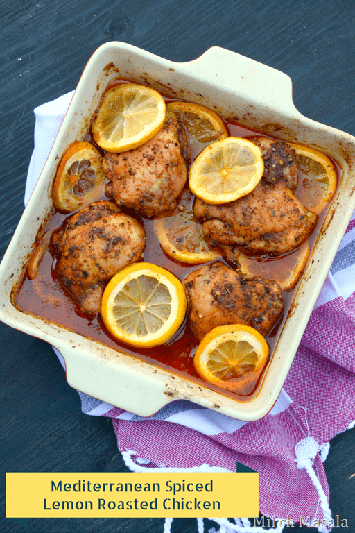 Mediterranean Spiced Lemon Roasted Chicken