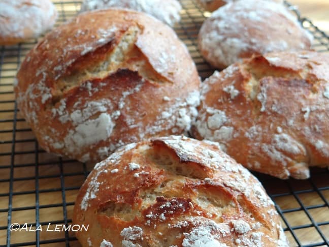 2-hour no knead bread