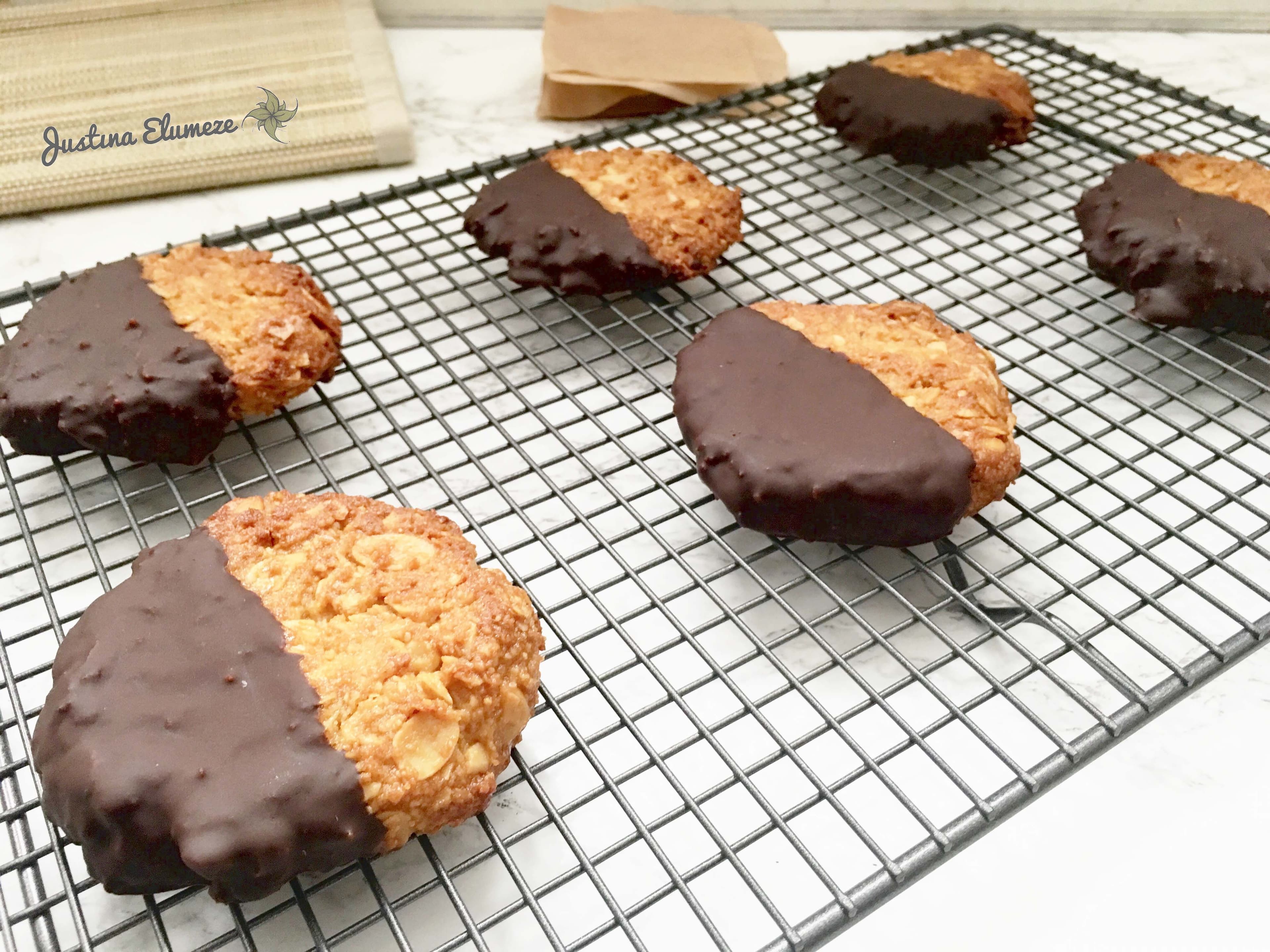 Five Ingredient Chocolate Florentines – Paleo & Vegan