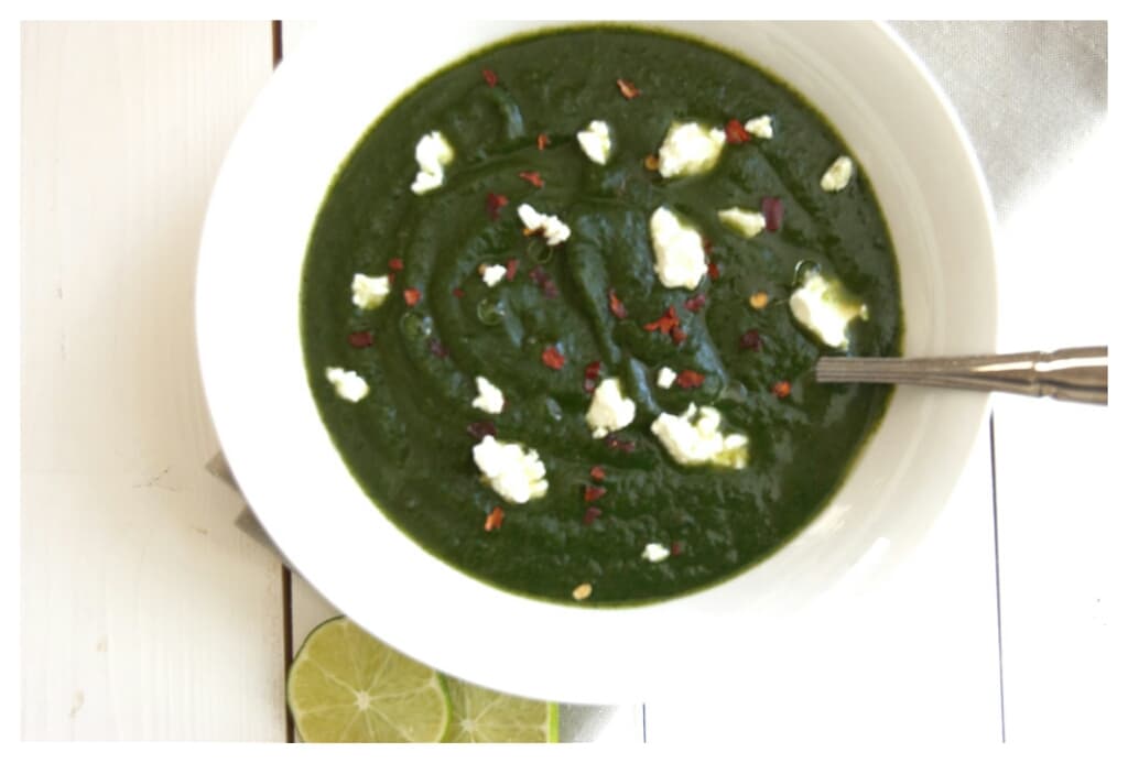 Spinach and potato soup