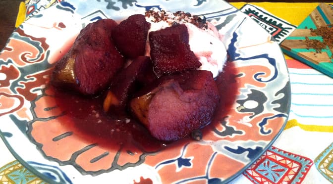 Poached Apples With Juniper Berries & Spices