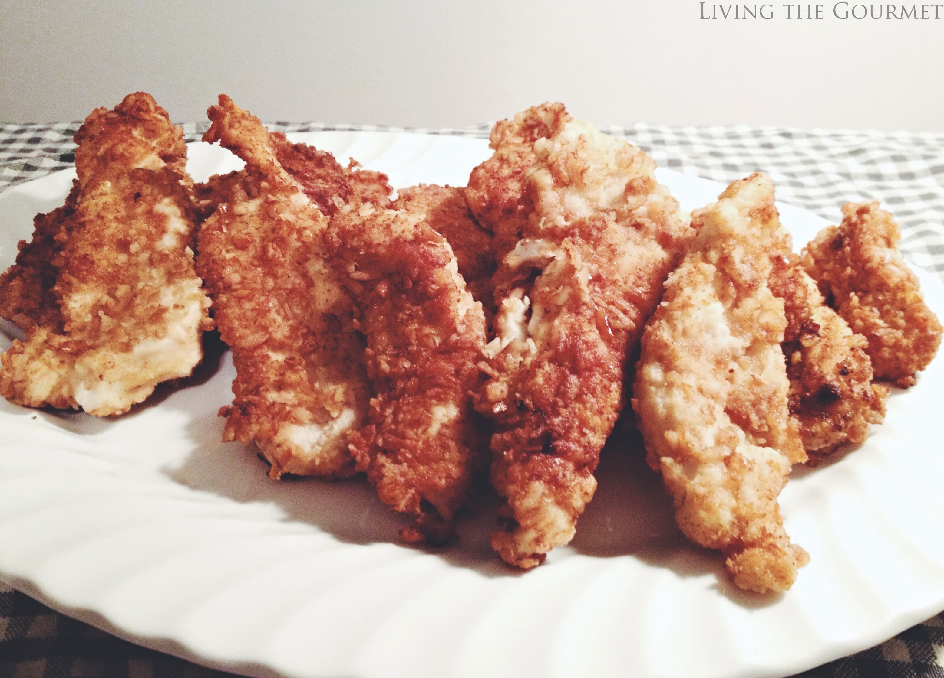 Pretzel Crusted Chicken Strips