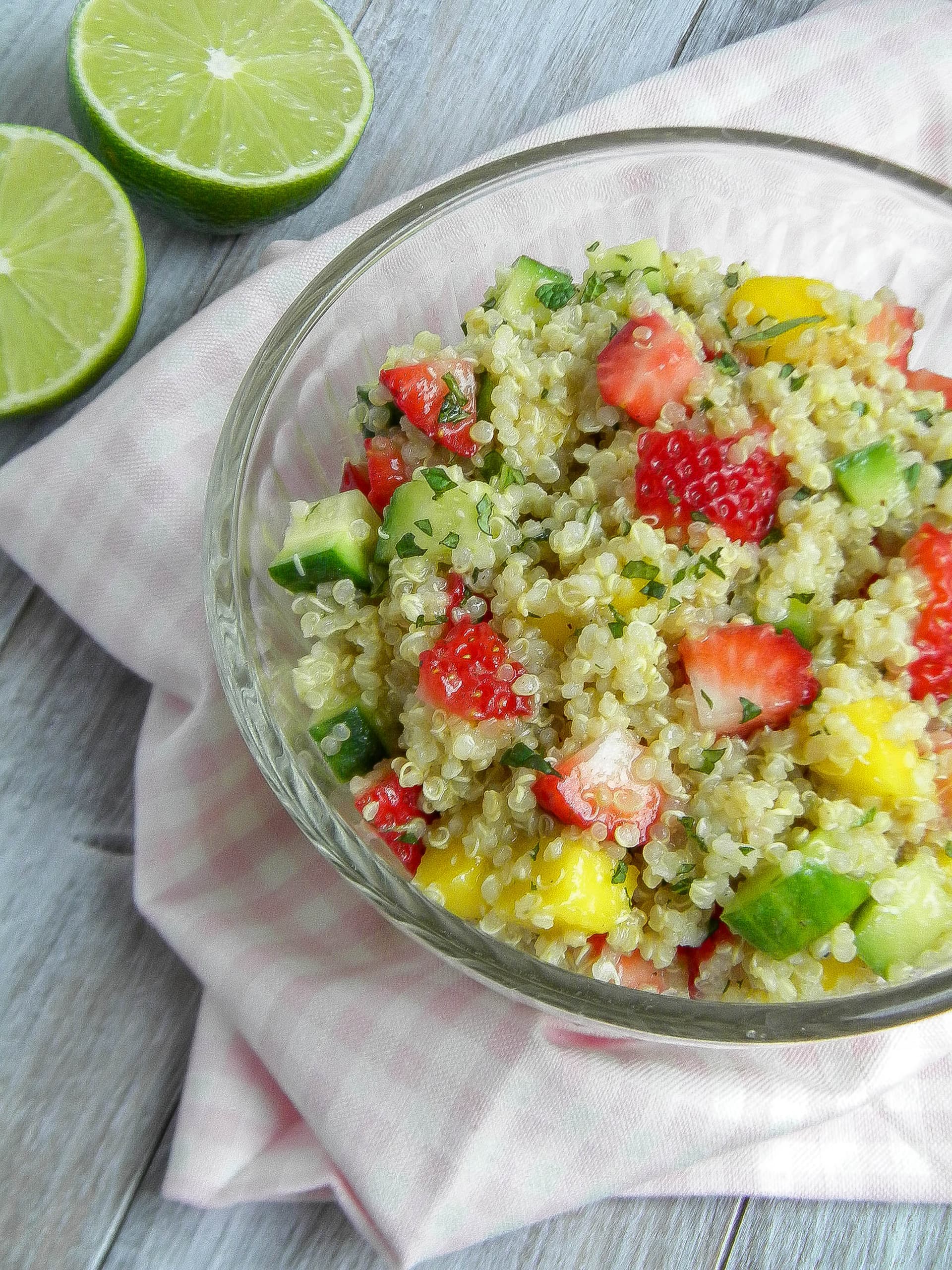 Strawberry-Mango Quinoa Salad