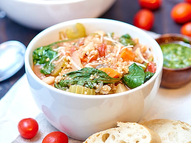 The Best Quinoa Minestrone