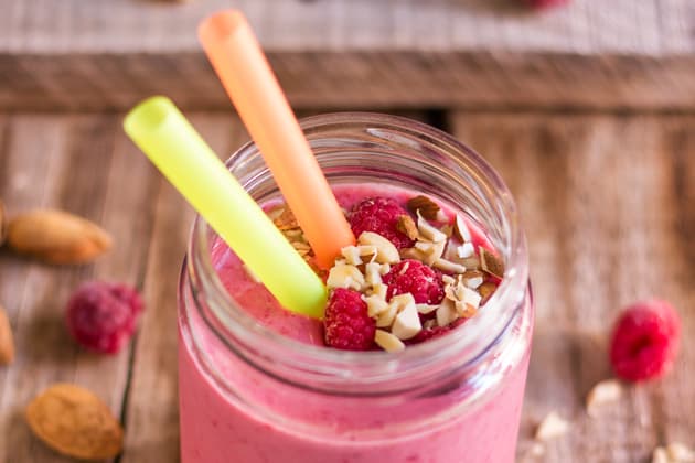 Raspberry Almond Smoothie