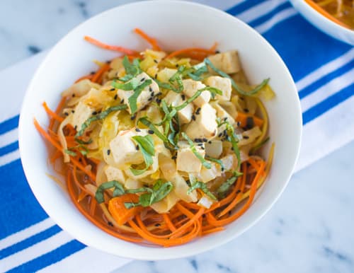 Red Curry Stew & Vegetable Noodles