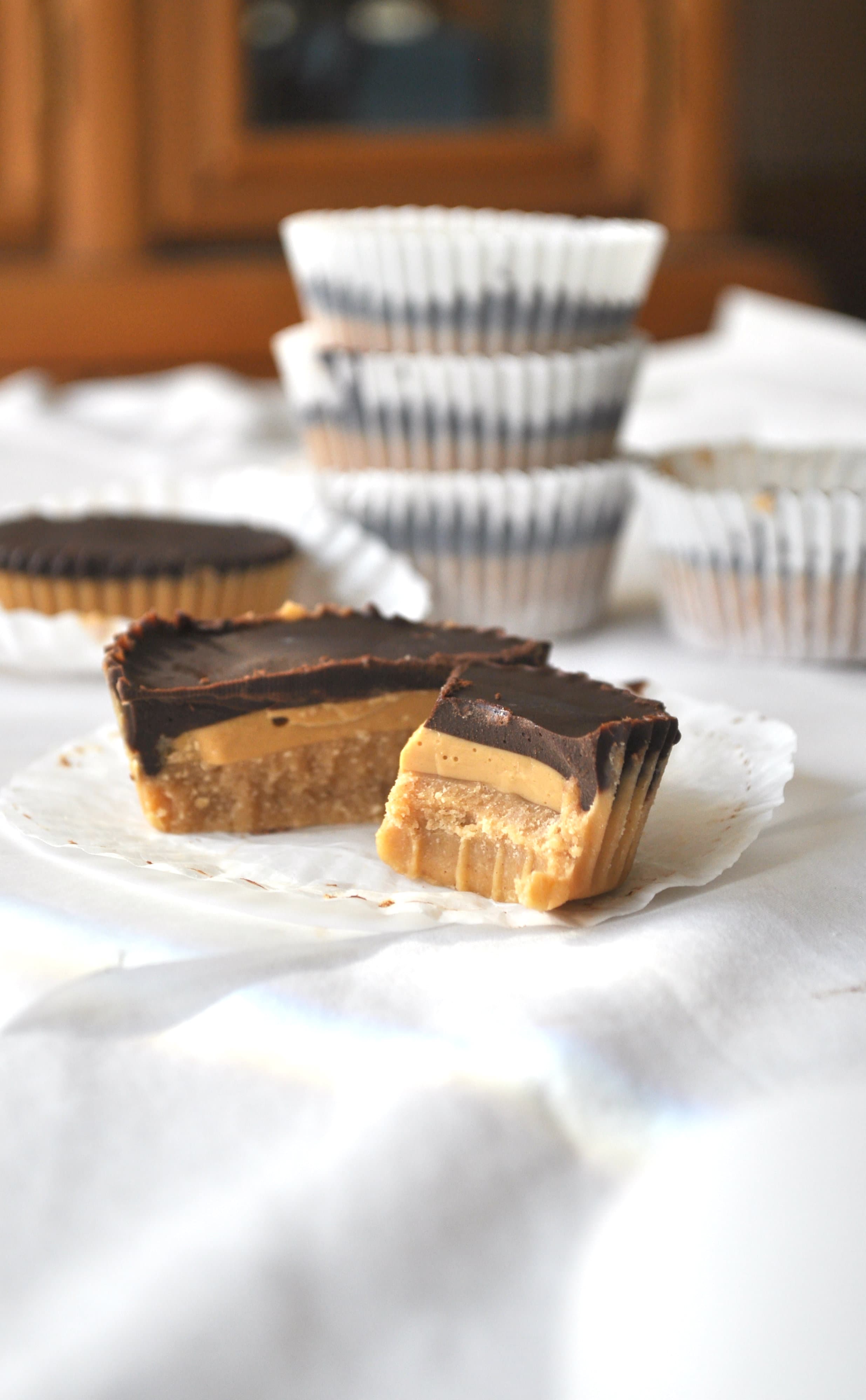 no-bake caramel reese's peanut butter cups