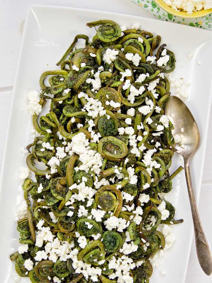 Roasted Fiddlehead Ferns (revised)