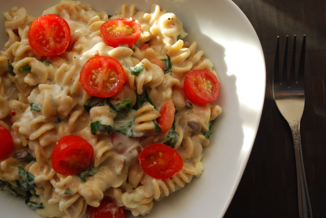 Spinach & Mushroom Béchamel Bake