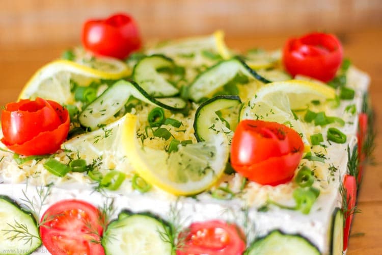 Savory Tuna Sandwich Cake (Swedish Smörgåstårta)