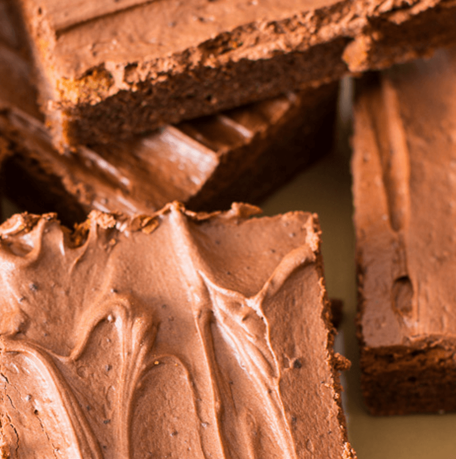 Deliciously tasting fudgy brownies