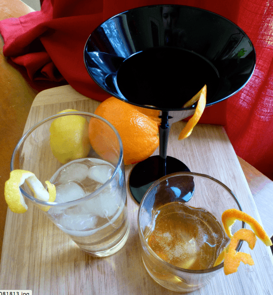 Elderflower cocktails