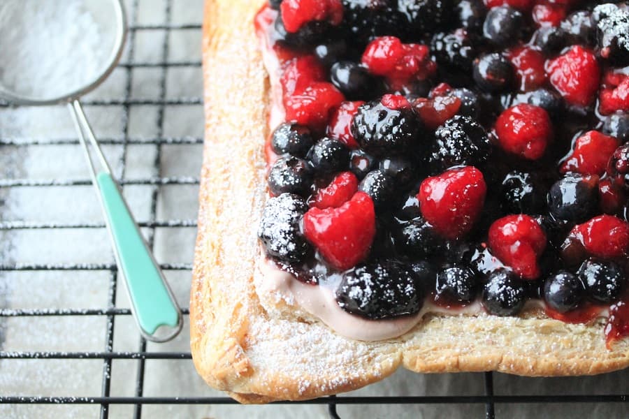 Simple Fresh Berry Tart