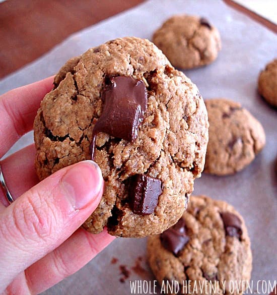 Soft-Baked Oatmeal Chocolate Chip Cookies