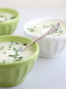 Spring Leek Soup 