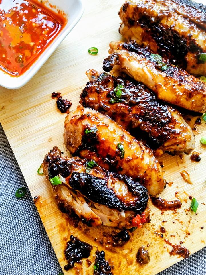 Sticky Tamarind Chicken Wings