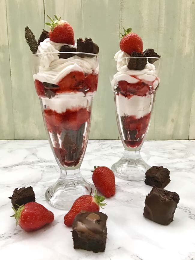 Paleo Strawberry Sundae