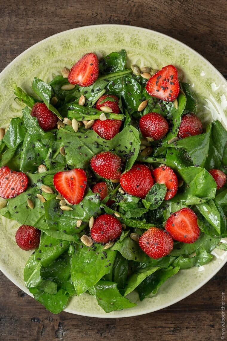 Strawberry and Spinach Salad