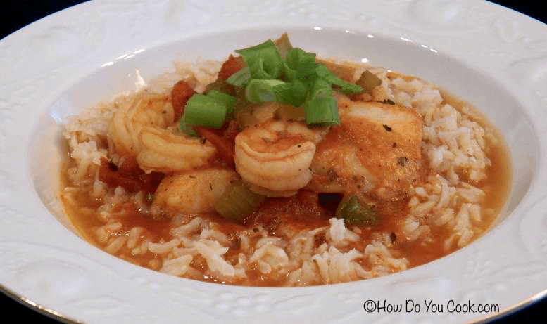 Swai and Shrimp Creole Chowder