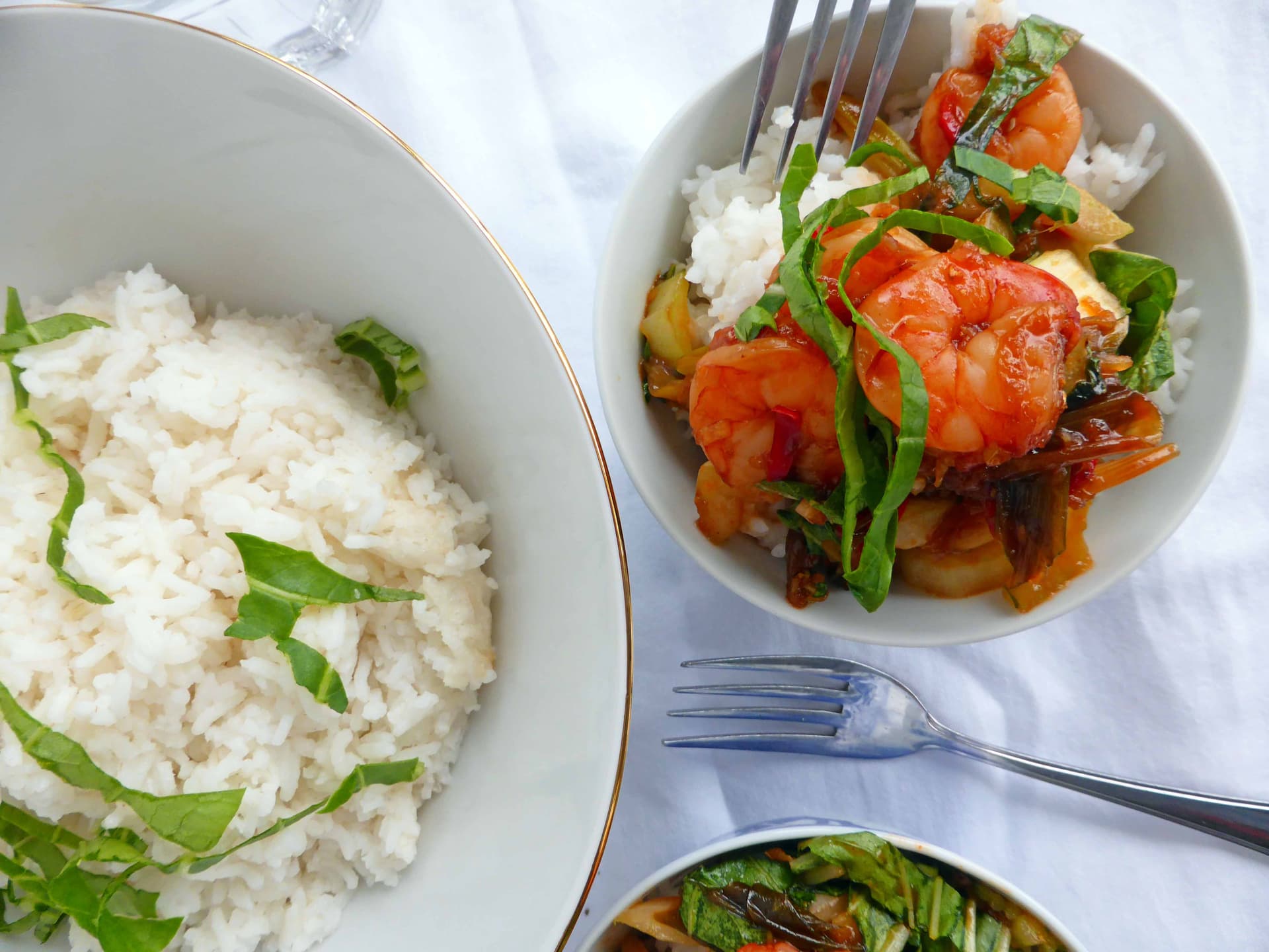 Super Speedy Spicy Sweet and Sour Shrimp