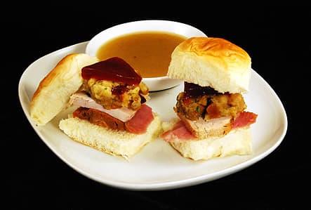 Thanksgiving Leftover Sliders