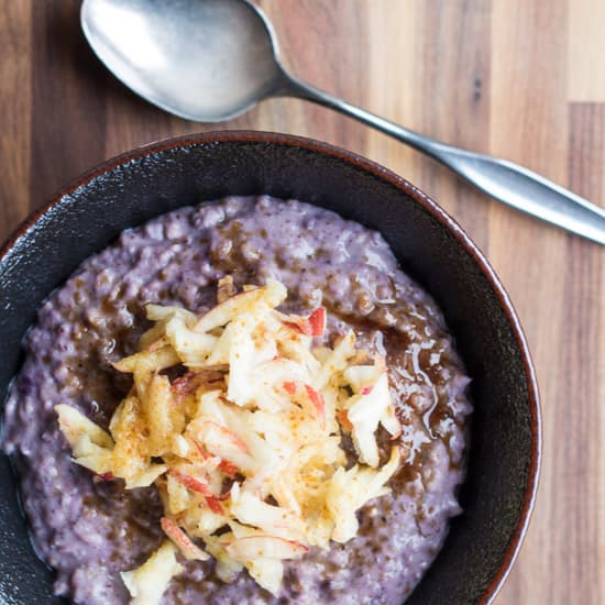 Blueberry Cinnamon Porridge