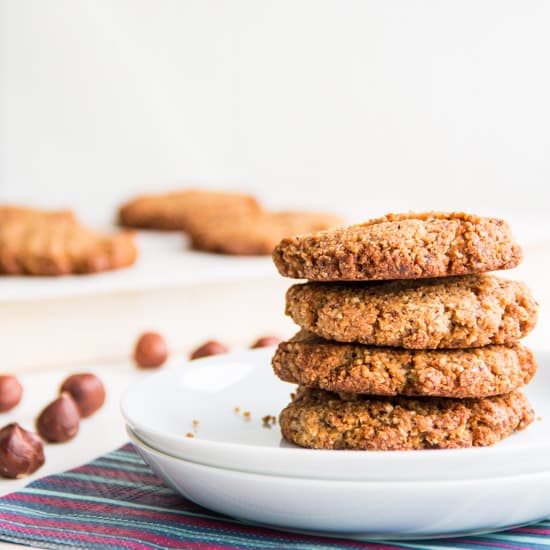 Healthy Hazelnut Cookies