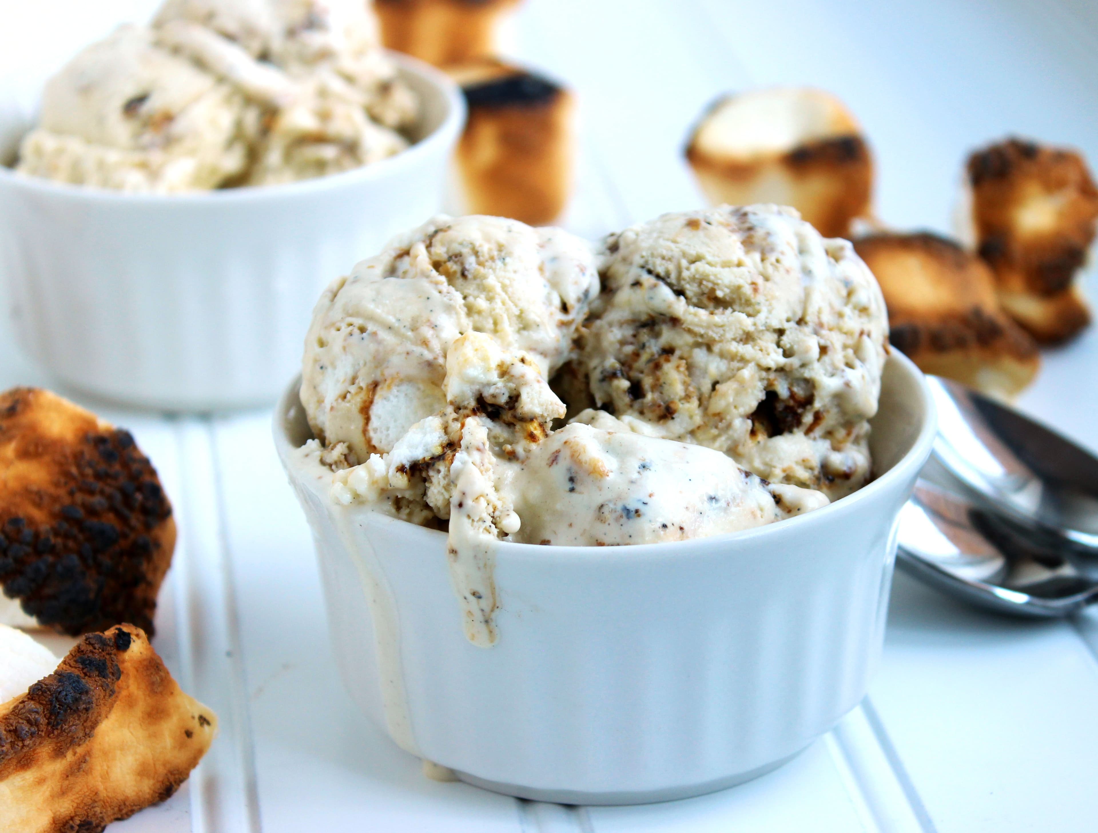 Toasted Marshmallow Ice Cream