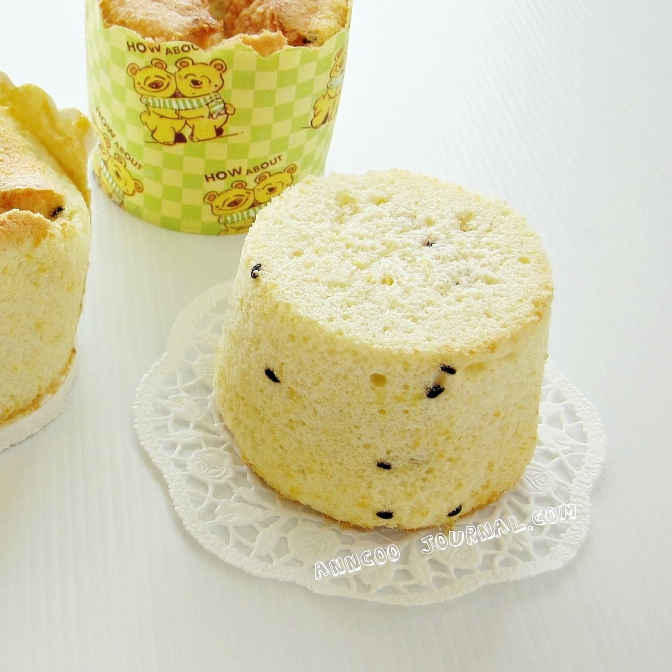 Mini Tofu Chiffon Cake