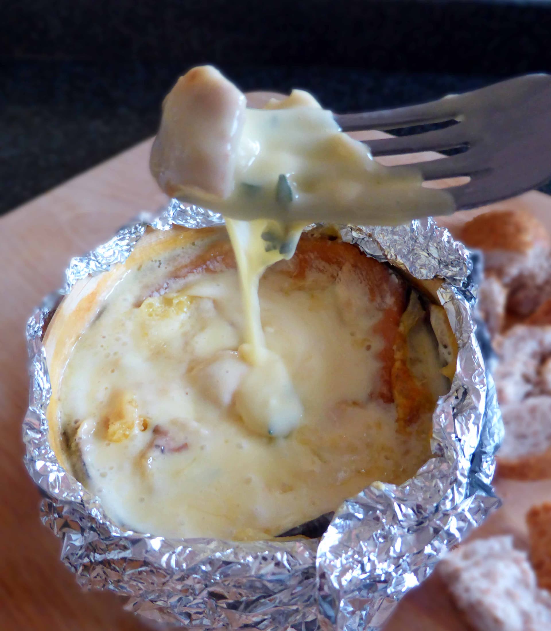 Creamy Vacherin Mont D'or Cheese Fondue