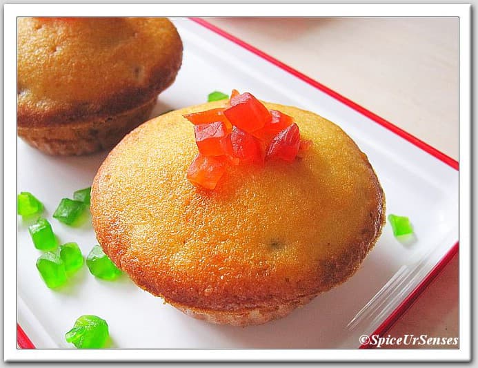 Merry Christmas...Vanilla & Almonds Muffins 