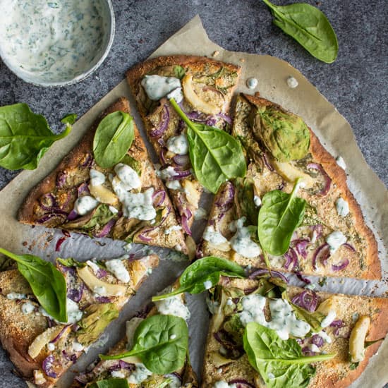 Vegan Ranch Pizza