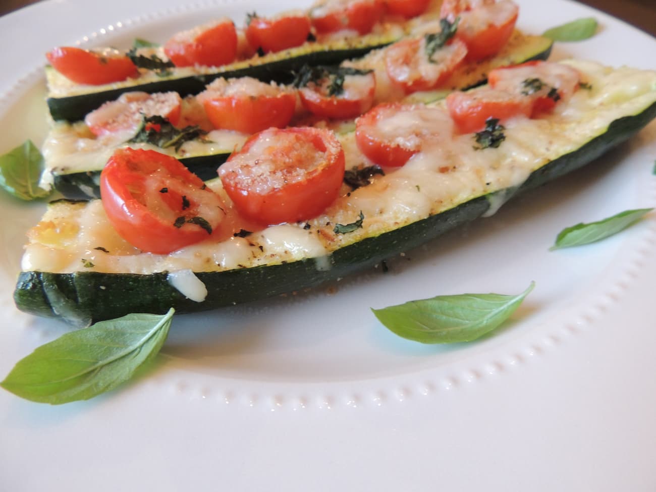 Zucchini Pizza Boats