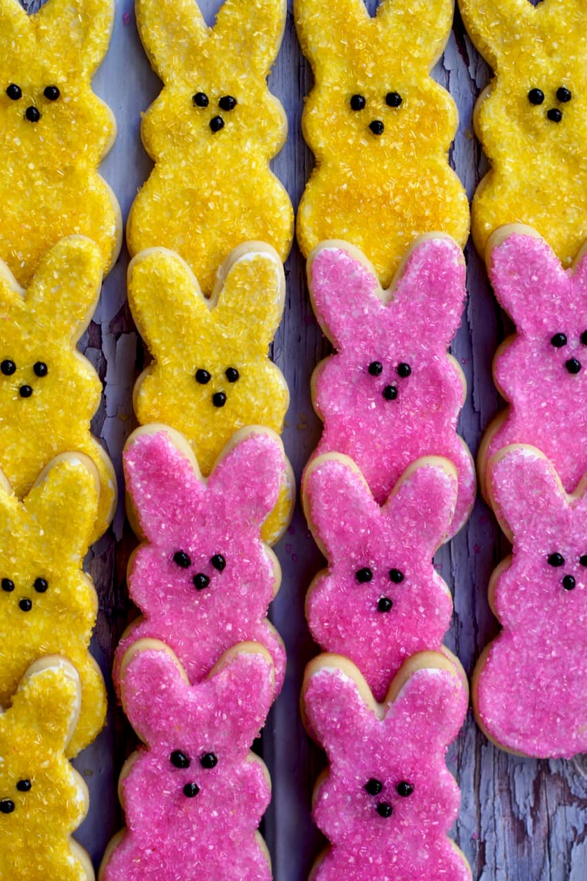 Shortbread Peep Cookies