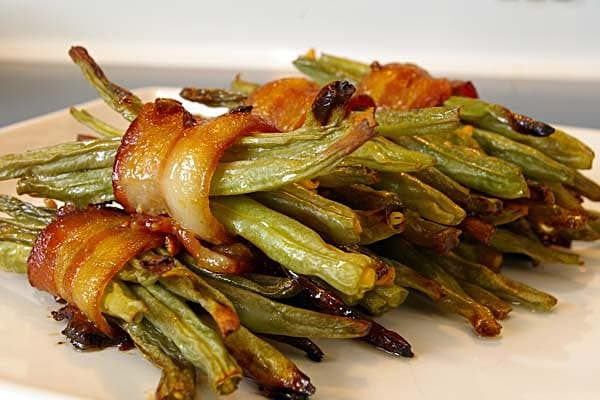 Bacon Wrapped Green Bean Bundles