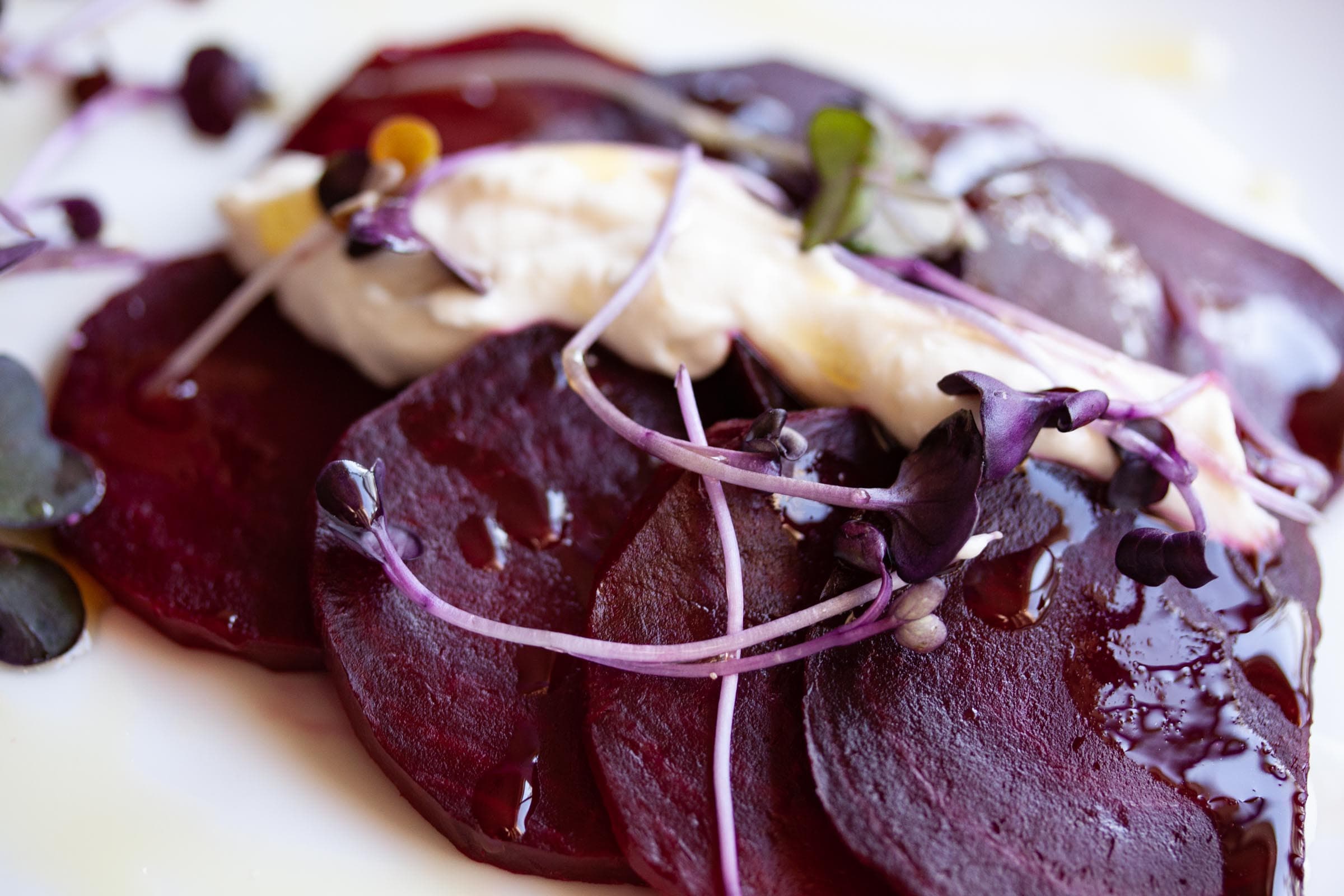 Roasted Beets w/ Horseradish Creme 