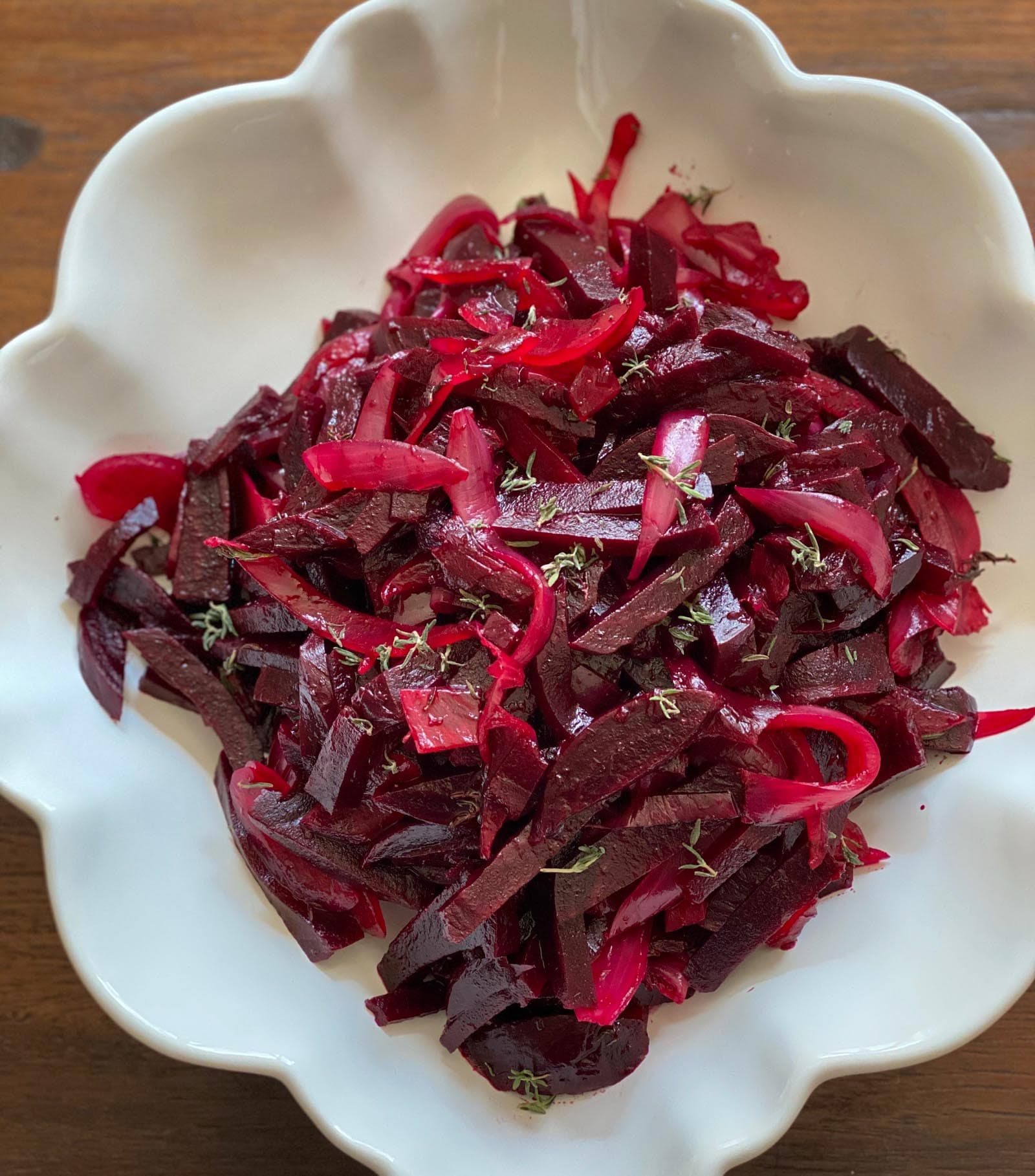 Roasted Beet and Onion Salad