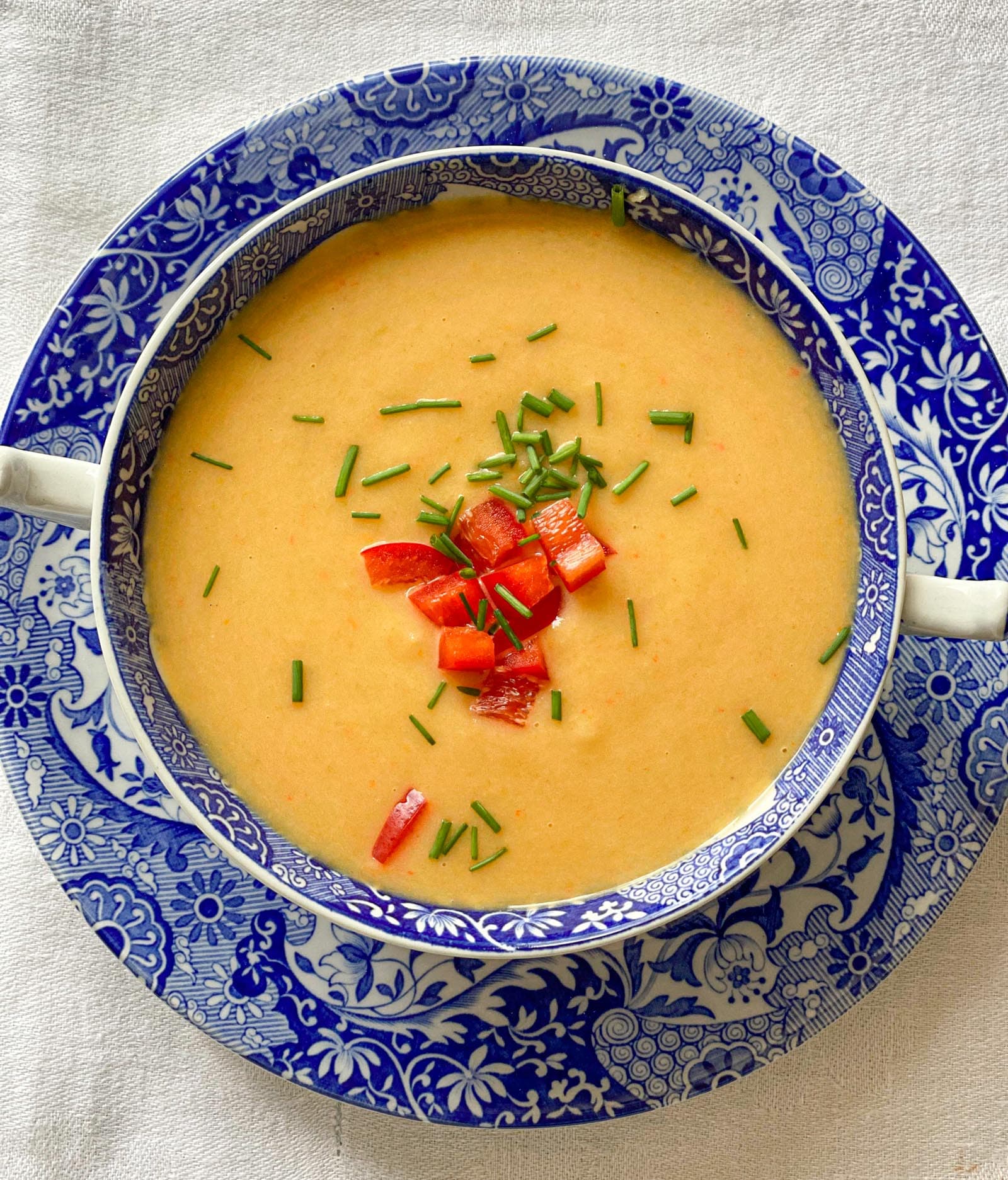 Roasted Bell Peppers Cream Soup