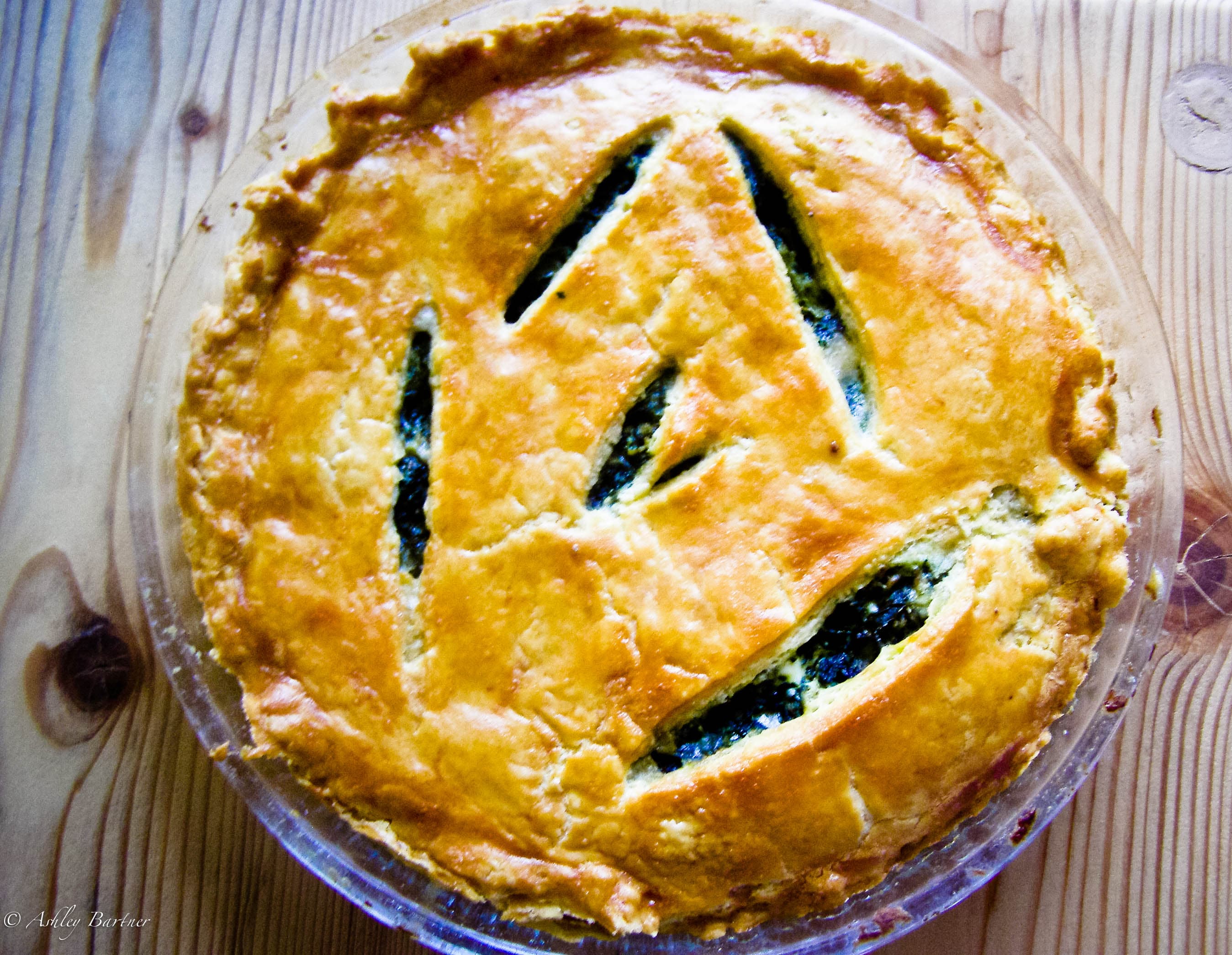 Savory Chard & Prosciutto Tart