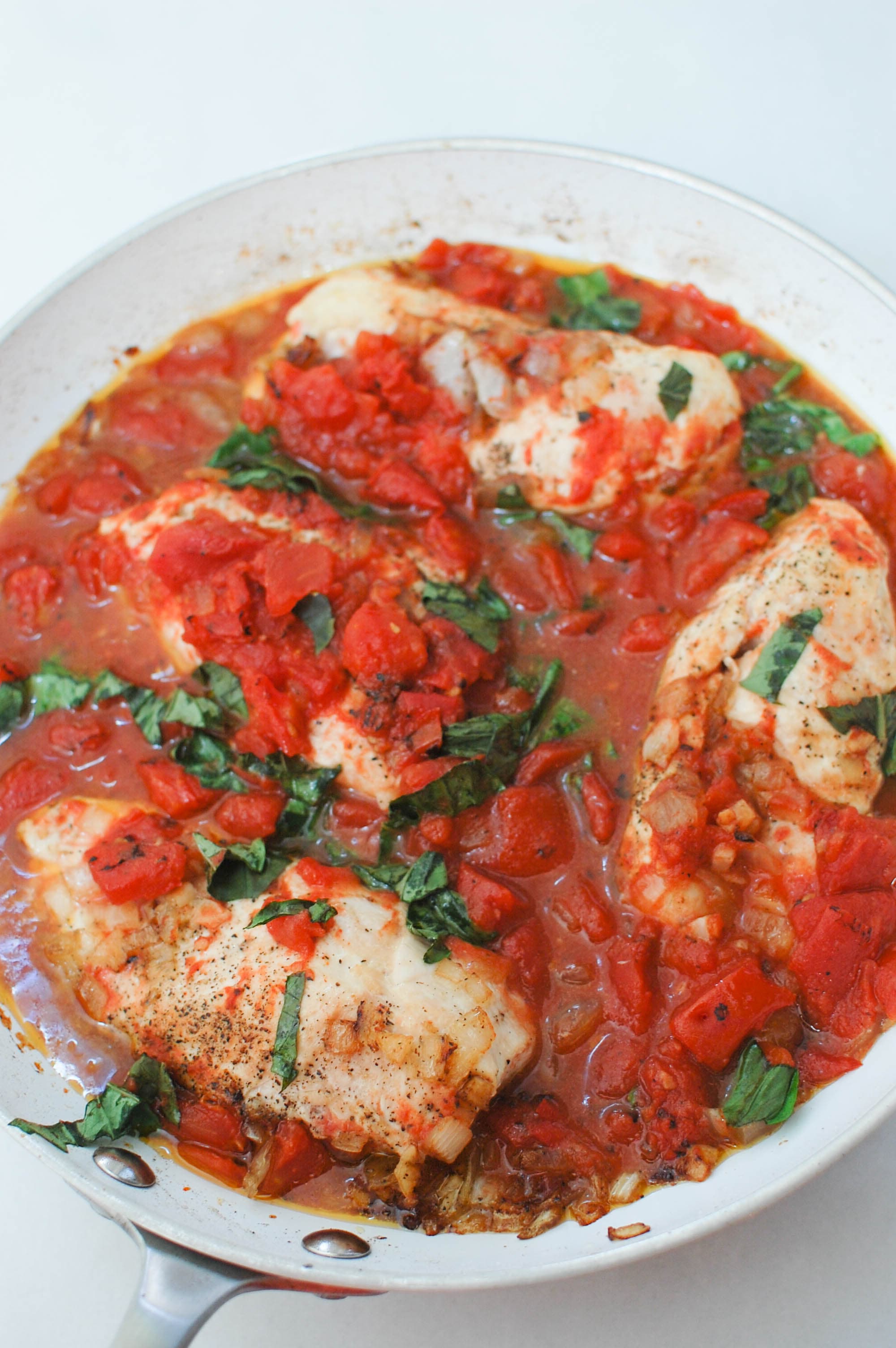 Quick One Pot Dinner: Bruschetta Chicken