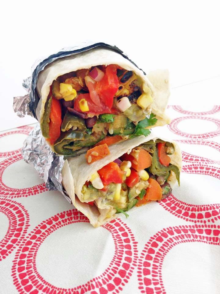 Roasted Veggie Burrito