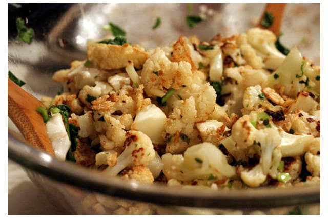 Cumin Roasted Cauliflower