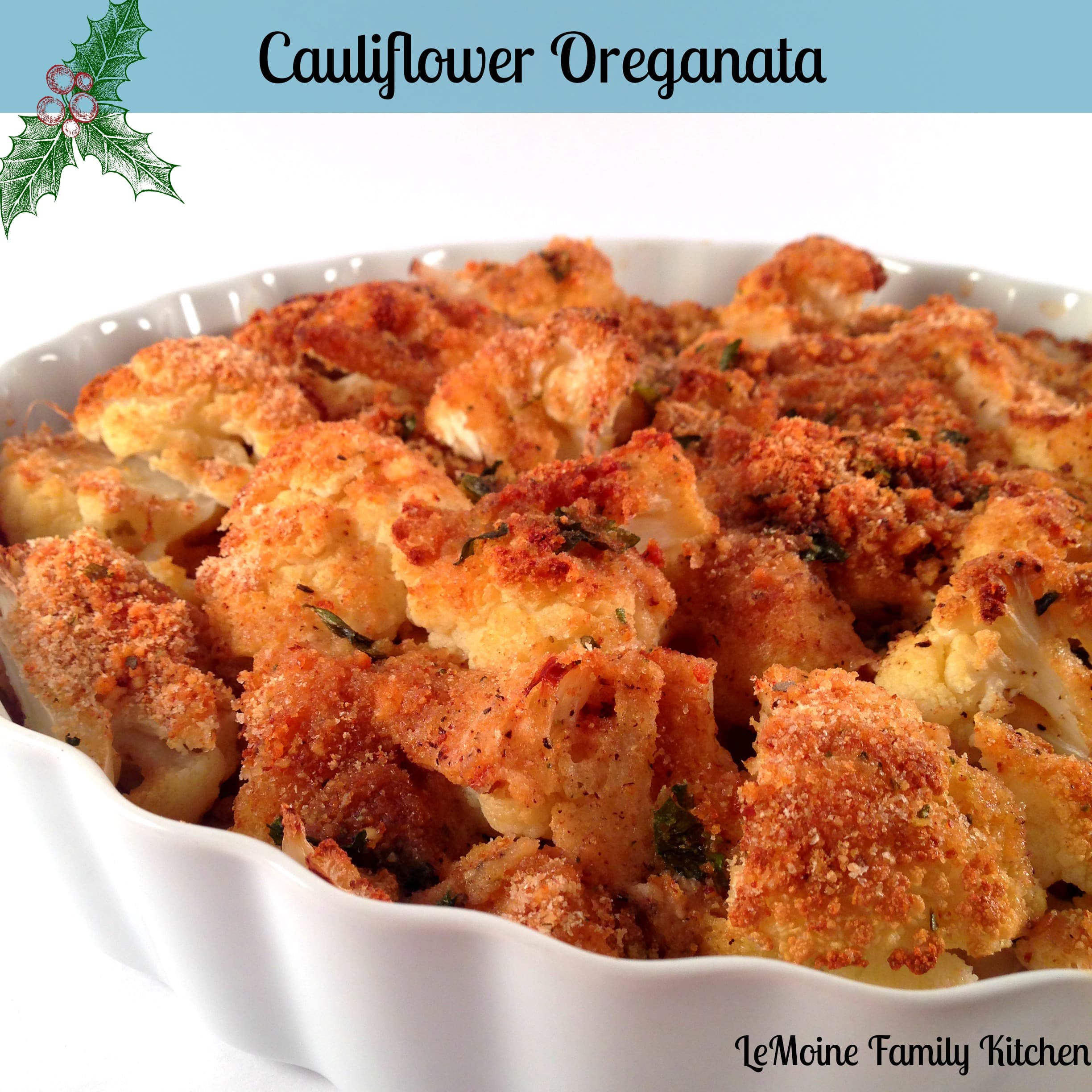 Cauliflower Oreganata