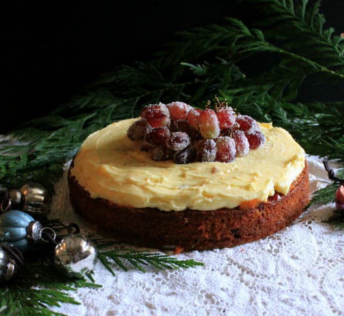 Chai spiced fruitcake